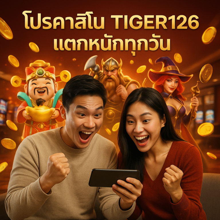 โปรคาสิโน TIGER126 แตกหนักทุกวัน