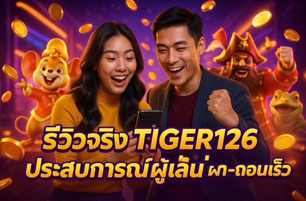 รีวิวจริง TIGER126 ประสบการณ์ผู้เล่น ฝาก-ถอนเร็ว