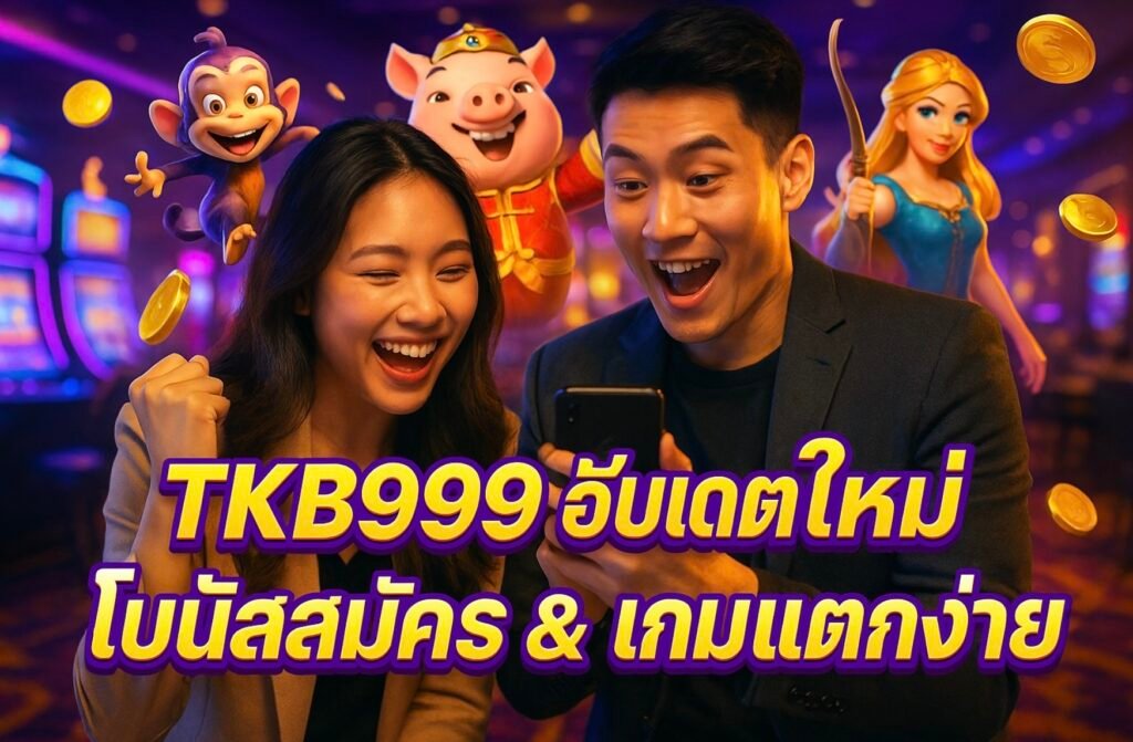 TKB999 อัปเดตใหม่ โบนัสสมัคร เกมแตกง่าย