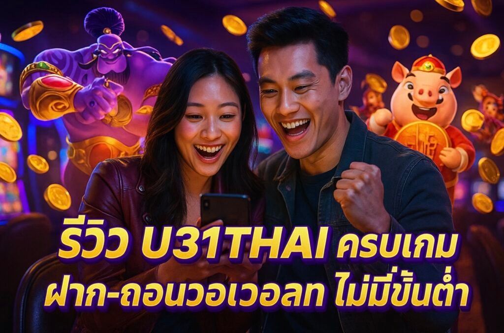 รีวิว U31THAI ครบเกม ฝาก-ถอนวอเลท ไม่มีขั้นต่ำ